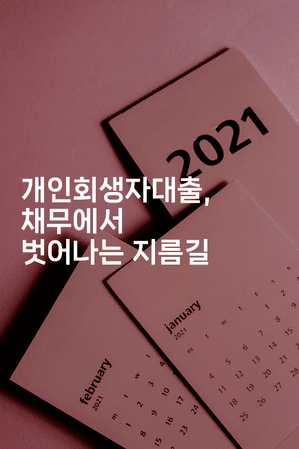 개인회생자대출, 채무에서 벗어나는 지름길-시네린